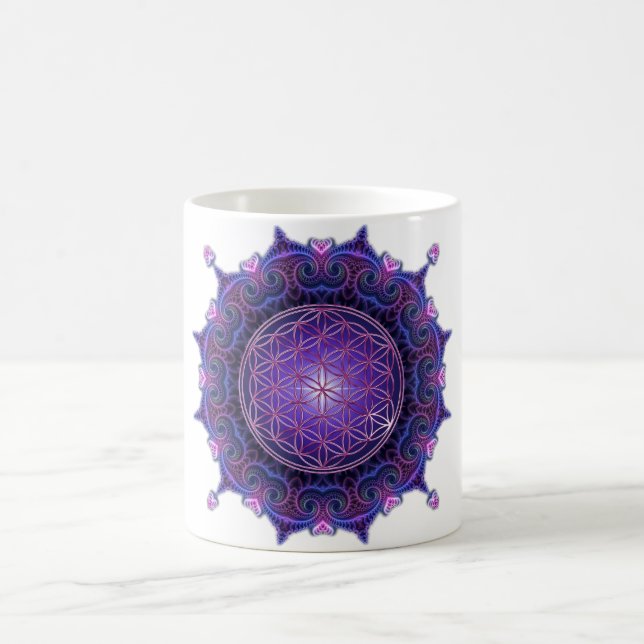 Taza De Café FLORES DE LA VIDA / Blume des Lebens - Mandala I (Centro)