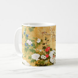 Taza De Café Flores de las cuatro estaciones, Saito Ippo, arte