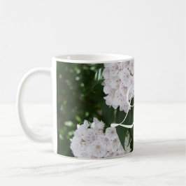 Taza De Café Flores de Laurel de la Montaña Blanca