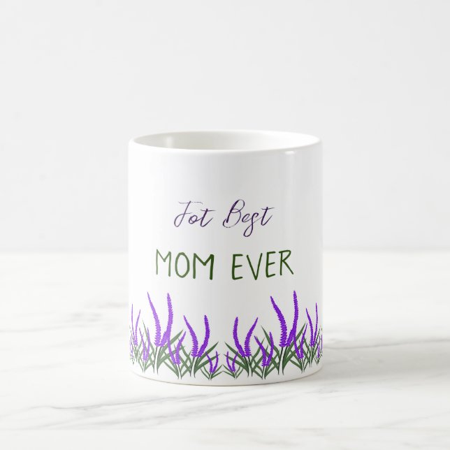 Taza De Café Flores de lavanda (Centro)
