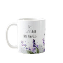 Flores de lavanda personalizadas Agradecimiento a