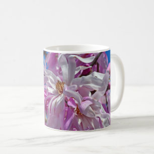 Taza De Café Flores de magnolia rosa