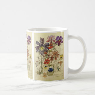 Taza De Café Flores de Mariposa por Charles Mackintosh