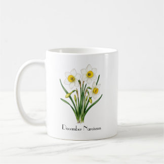 Taza De Café Flores de Narciso de Diciembre 