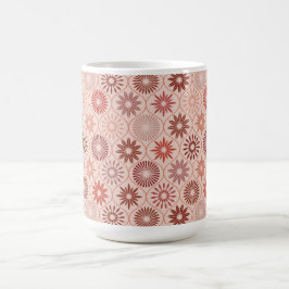 Taza De Café Flores de Ogee Boho