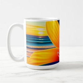 Taza De Café Flores de paraíso tropical