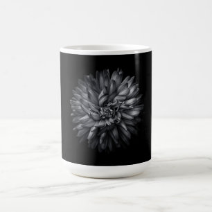 Taza De Café Flores De Patio Trasero En Blanco Y Negro 20