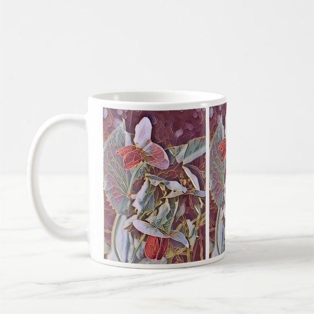 TAZA DE CAFÉ FLORES DE PEA DULCE (Izquierda)