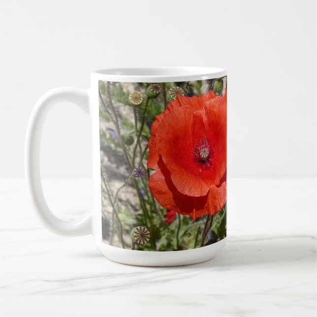 TAZA DE CAFÉ FLORES DE POBRE (Izquierda)