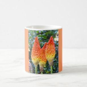 Taza De Café flores de poker rojo caliente