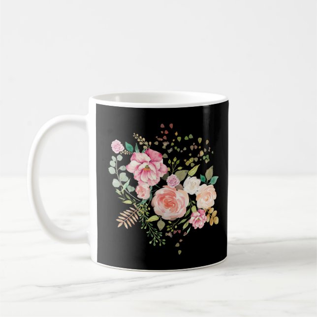 Taza De Café flores de primavera (Izquierda)