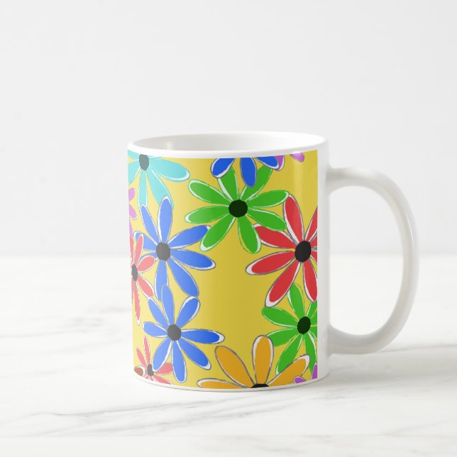 Taza De Café Flores de primavera (Derecha)