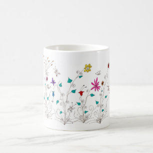 Taza De Café Flores de primavera