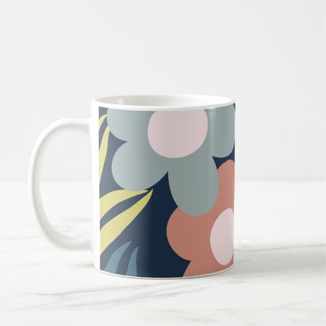 Taza De Café Flores de primavera (Izquierda)