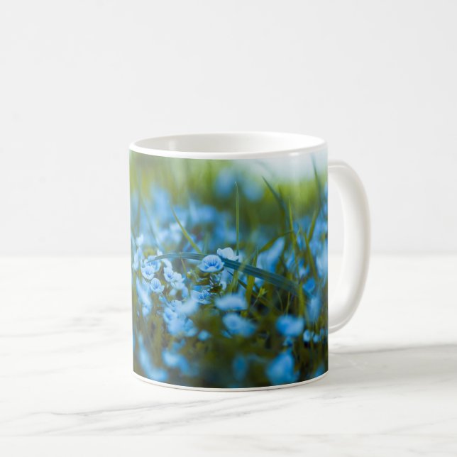 Taza De Café Flores de primavera en el campo (Anverso derecho)