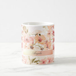 Taza De Café Flores de primavera en flor
