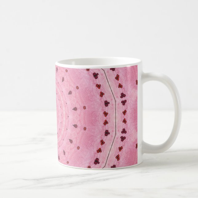 Taza De Café Flores de primavera Kaleidoscope Mug (Derecha)