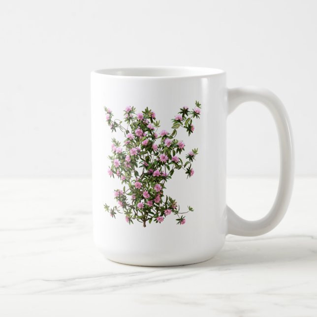 Taza De Café Flores de Rododendro (Derecha)