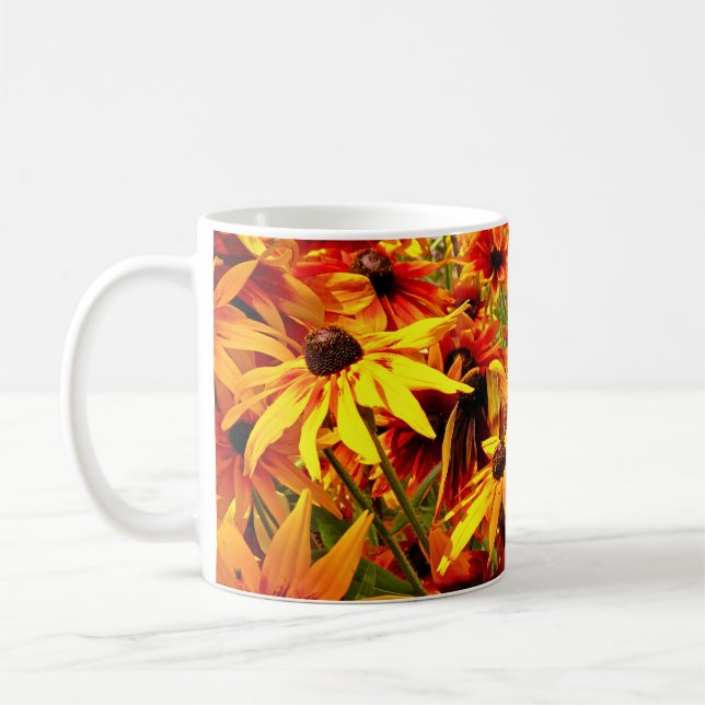TAZA DE CAFÉ FLORES DE RUDBECKIA (Izquierda)