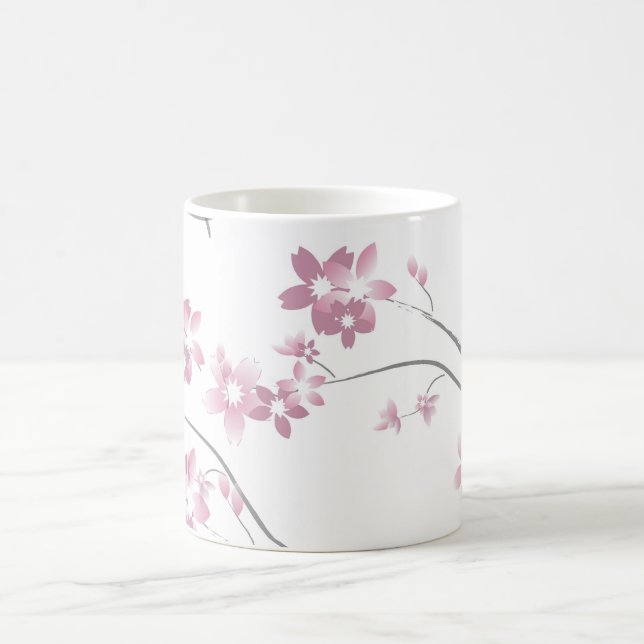 Taza De Café Flores de Sakura (Centro)