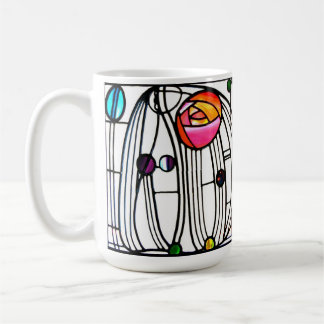 Taza De Café Flores de ventana de Charles Rennie Mackintosh