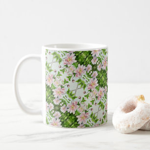 Taza De Café Flores de viento japonesas
