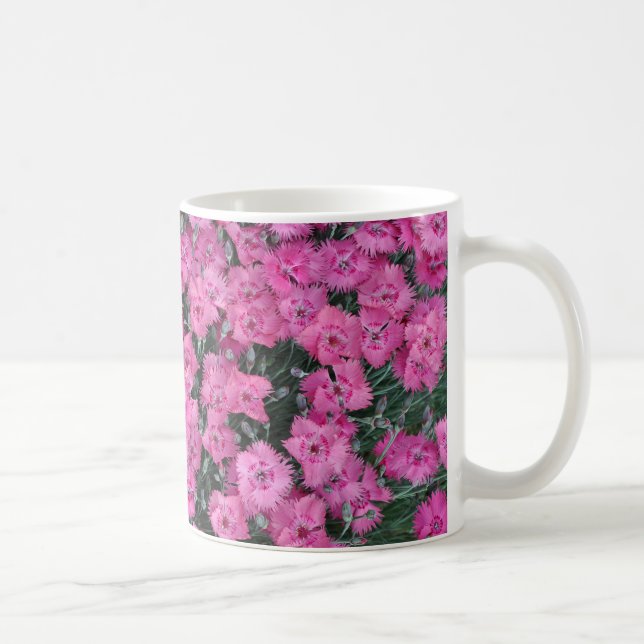 Taza De Café Flores de william dulce rosa (Derecha)