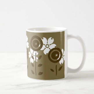 Taza De Café Flores del chocolate