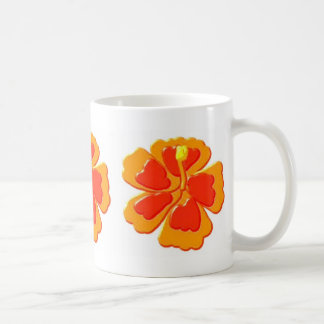 Taza De Café flores del hibisco