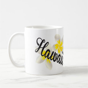 Taza De Café Flores del Plumeria de Hawaii