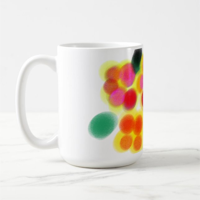 Taza De Café Flores día de la madre (Izquierda)