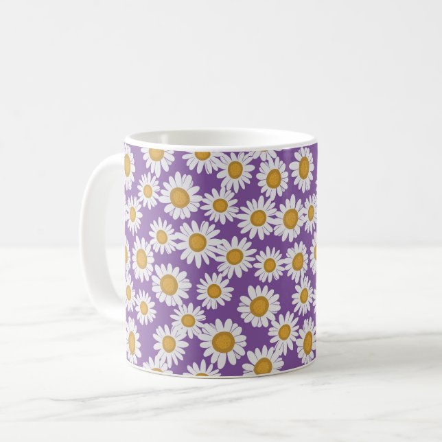 Taza De Café Flores ditsy daisy (Anverso izquierdo)