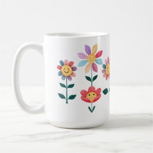 Taza De Café Flores felices