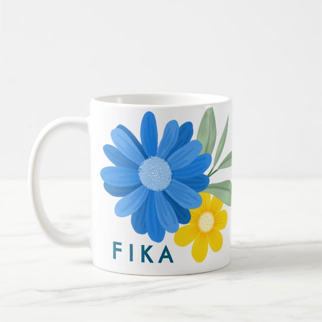 Taza De Café Flores Fika (Izquierda)
