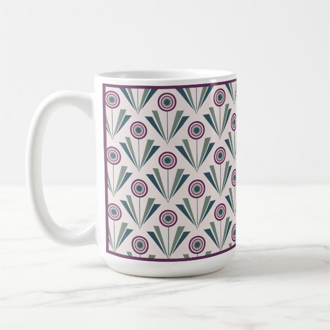Taza De Café Flores geométricas (Izquierda)