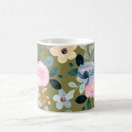 Taza De Café Flores impermeables: Elegancia floreciente, cada s
