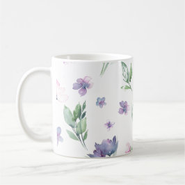 Taza De Café Flores impermeables: Mug de flores eternas