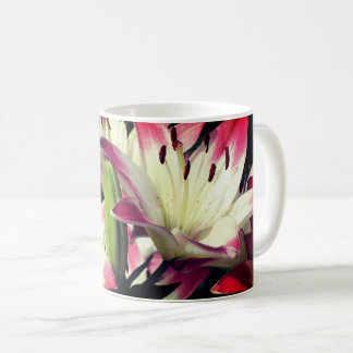 Taza De Café Flores Lily sonrientes