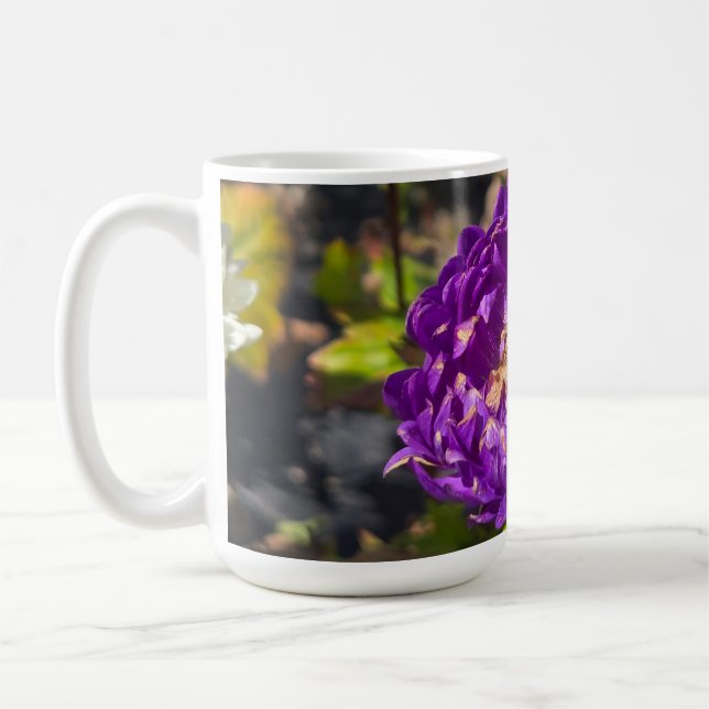 Taza De Café Flores moradas (Izquierda)