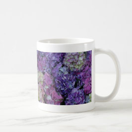 Taza De Café Flores moradas