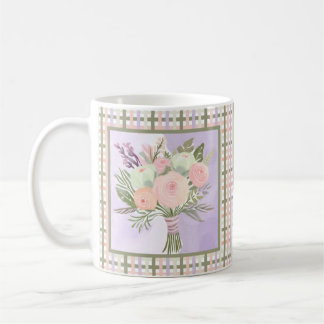 Taza De Café Flores moradas