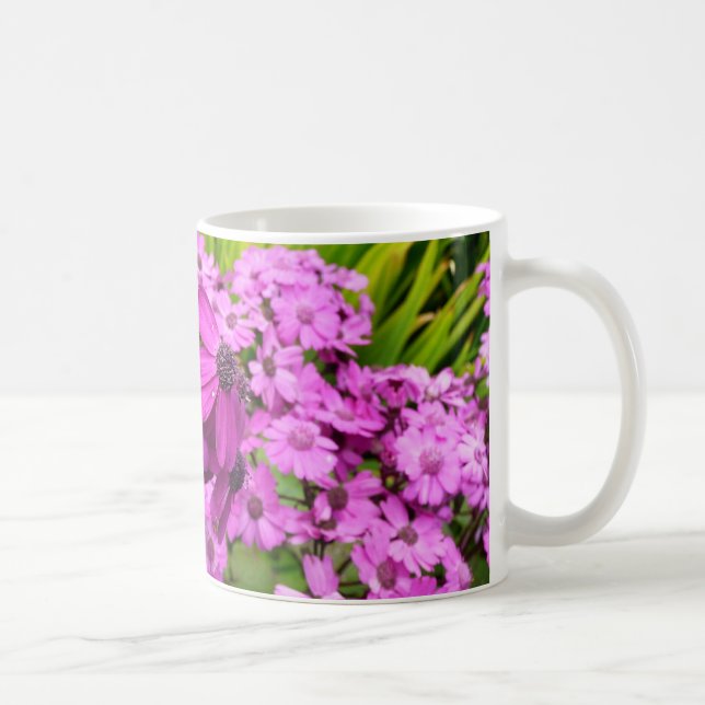 Taza De Café Flores moradas de San Francisco (Derecha)