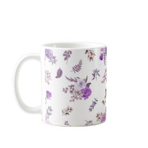 Flores moradas sobre