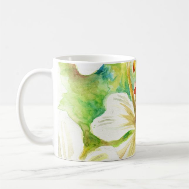 Taza De Café Flores moringa (Izquierda)