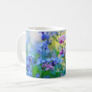Taza De Café Flores nomeolvides
