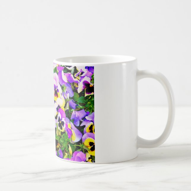 Taza De Café flores panantes (Derecha)