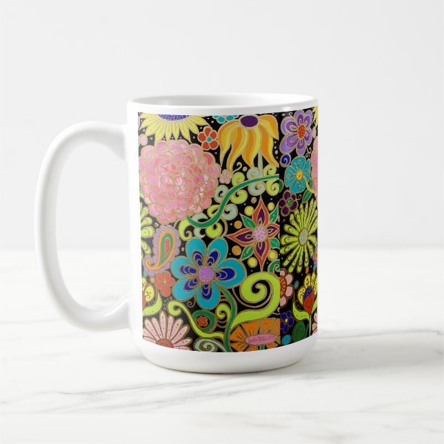 Taza De Café Flores para Shannon (Izquierda)