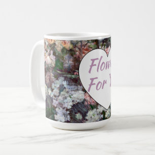 Taza De Café Flores Para Usted