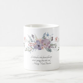 Taza De Café Flores Pastel Delicadas