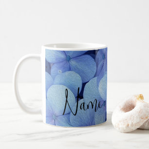 Taza De Café Flores personalizadas Diseño floral Café Mug